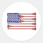 Pegatina de los diseños AmericasGame2 de LaCrosse