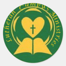 Pegatina de los ministerios del campus del Luthera