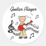 Pegatina de los pegatinas del guitarrista