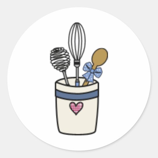 Pegatina de los utensilios de la cocina