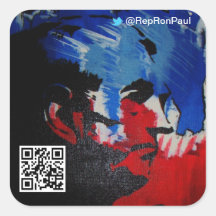 Pegatina de Ron Paul [gorjeo]