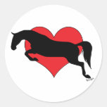 Pegatina de salto del amor