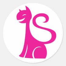 Pegatina de Snarkles (rosa)