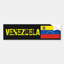 PEGATINA DE VENEZUELA BUMBER ETIQUETA DE PARACHOQUE