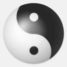 Pegatina de Yin y de Yang