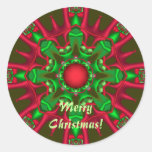Pegatina decorativo del navidad con el texto