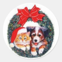 Pegatina del amor del navidad