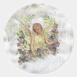 Pegatina del ángel del vintage