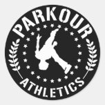 Pegatina del atletismo de Parkour pegatinas