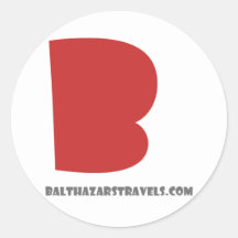 Pegatina del B de Baltasar