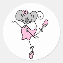Pegatina del ballet del ratón