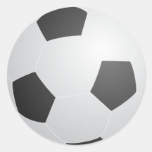 Pegatina del balón de fútbol