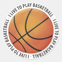 Pegatina del baloncesto