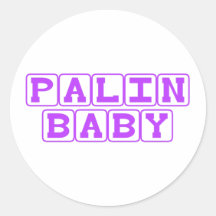 Pegatina del bebé de Palin