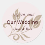 Pegatina del boda