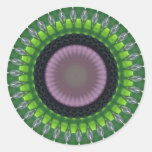 Pegatina del caleidoscopio de la germinación