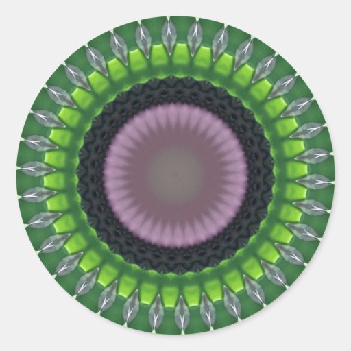 Pegatina del caleidoscopio de la germinación
