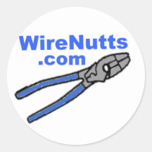 pegatina del casco de protección de WireNutts.com 