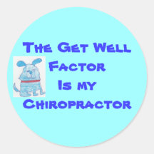 pegatina del chiropractor