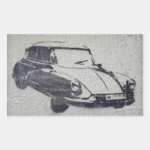Pegatina del coche de la pintada
