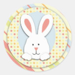 Pegatina del conejito de pascua