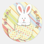 Pegatina del conejito de pascua II