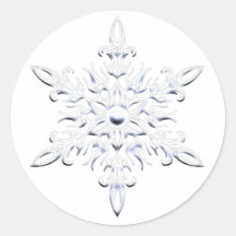 Pegatina del copo de nieve