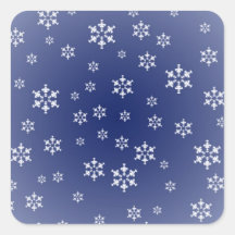 Pegatina del copo de nieve del invierno