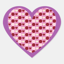 PEGATINA DEL CORAZÓN DEL DÍA DE SAN VALENTÍN