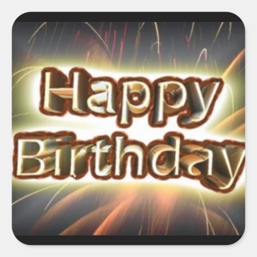 Pegatina del cumpleaños