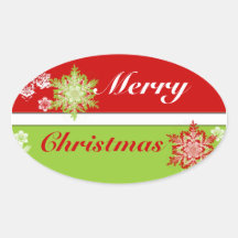 Pegatina del día de fiesta de las Felices Navidad
