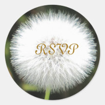 Pegatina del diente de león de RSPV