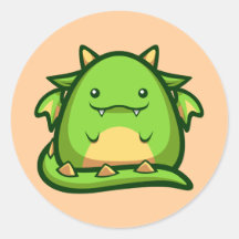 Pegatina del dragón de los cachos