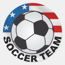 pegatina del equipo de fútbol de los E.E.U.U.