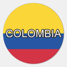 Pegatina del euro de Colombia