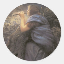 Pegatina del Faerie del Victorian
