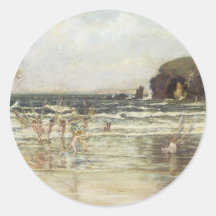 Pegatina del Faerie del Victorian