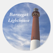 Pegatina del faro de Barnegat