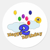 Pegatina del feliz cumpleaños
