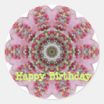 Pegatina del feliz cumpleaños pegatinas