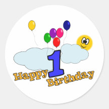Pegatina del feliz cumpleaños