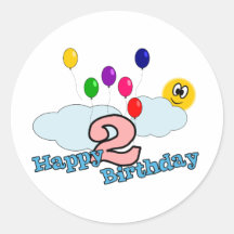 Pegatina del feliz cumpleaños