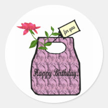 Pegatina del feliz cumpleaños