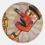 Pegatina del hombre de la lata