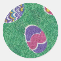 Pegatina del huevo de Pascua