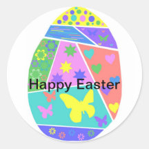Pegatina del huevo de Pascua