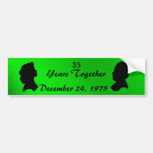PEGATINA DEL JADE ANNIVERSARY-BUMPER PEGATINA DE PARACHOQUE