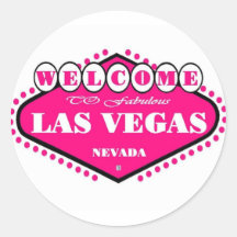 Pegatina del logotipo de Las Vegas de las rosas fu