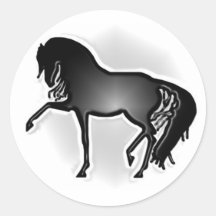 Pegatina del logotipo del Dressage de Brummett