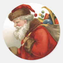 Pegatina del navidad de Santa